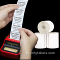 Direct Thermal Label Roll สำหรับการใช้เครื่องพิมพ์แบบพกพา